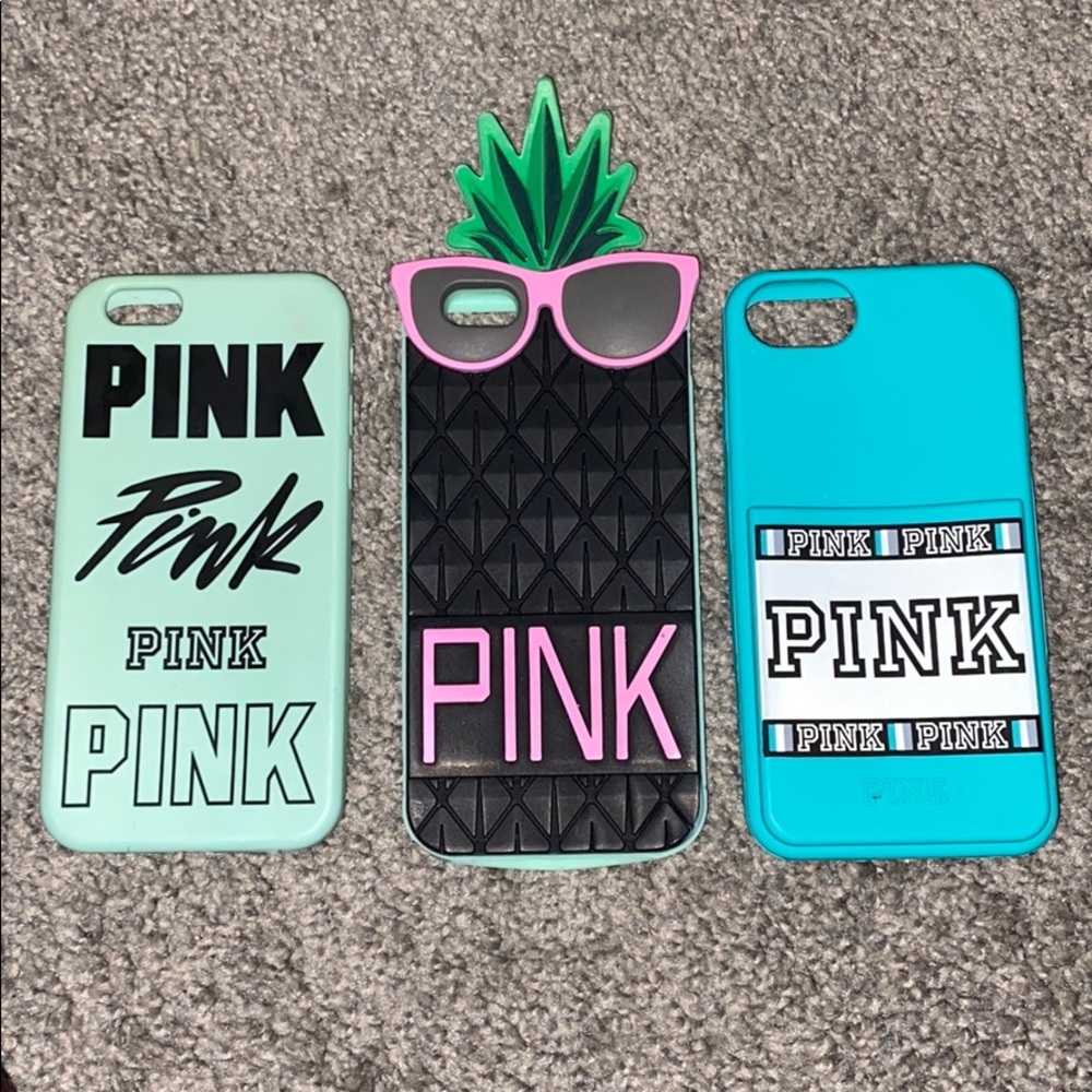 PINK CASE TRIO 💗 IPHONE 6